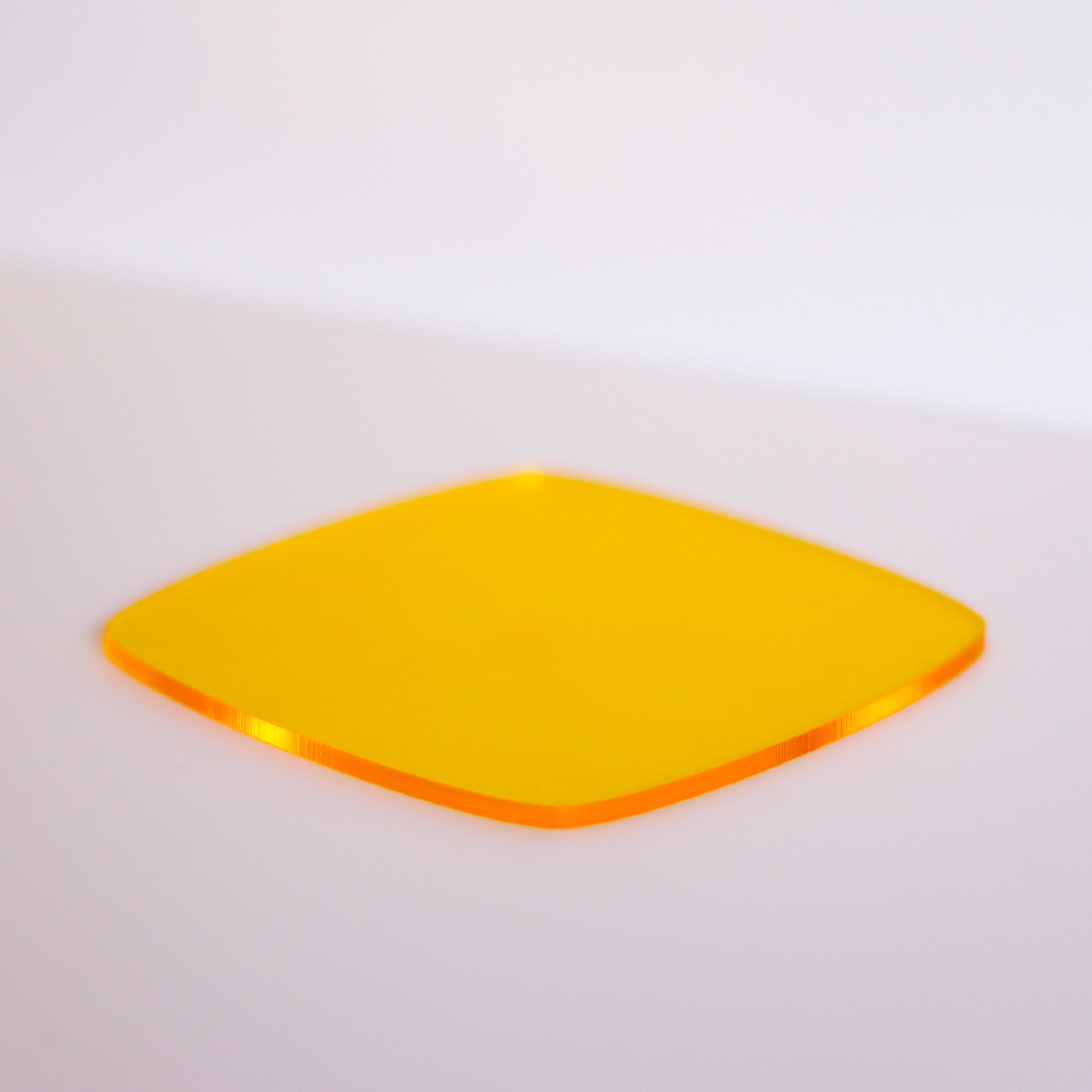 1/8" Transparent Yellow Acrylic Sheet - Acrylic Sheets